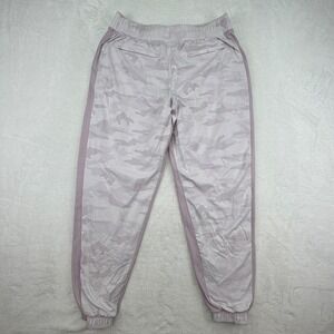 Athleta Pink Camo Jogger Pants Women's Size 10 Lightweight Athletic Trousers